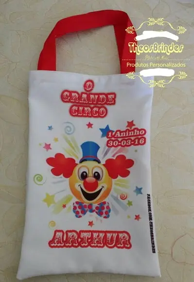Mochilas Personalizadas - Tema Circo