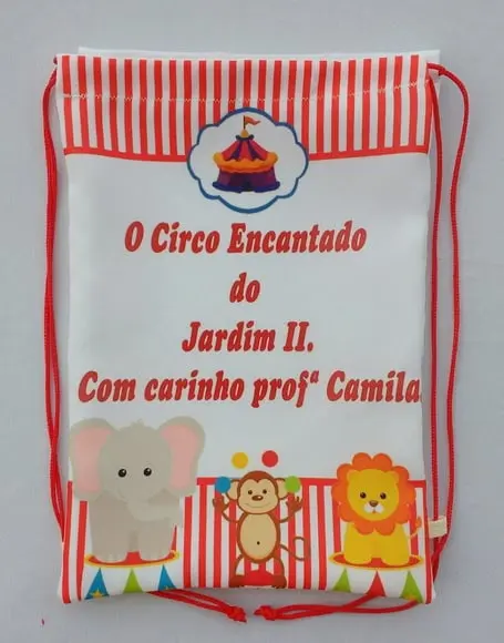 Mochilas Personalizadas - Tema Circo 2