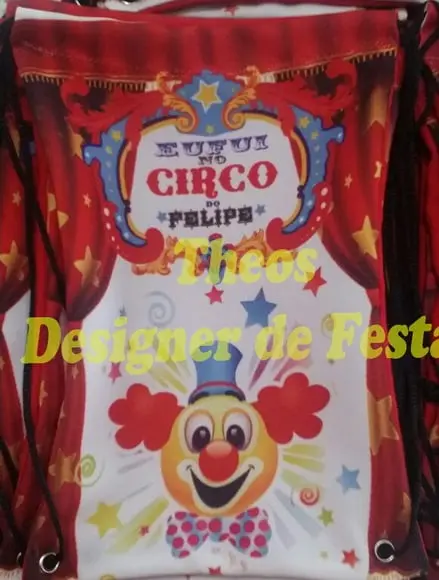 Mochilas Personalizadas - Tema Circo 2