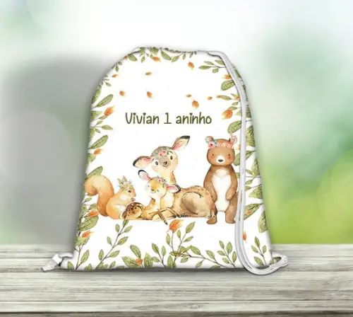 Mochilas Saco Bosque Encantado