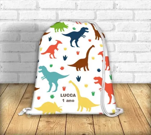 Mochilas Saco Dinossauros