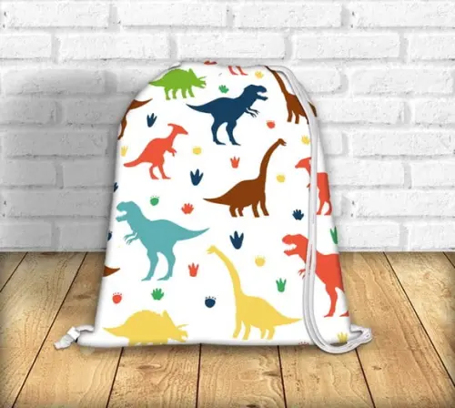 Mochilas Saco Dinossauros
