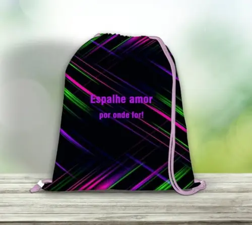 Mochilas Saco Neon
