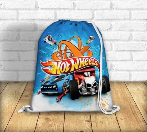 Mochilas Saco Hot Wheels