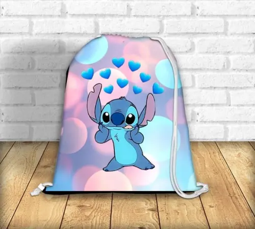 Mochilas Saco Stitch