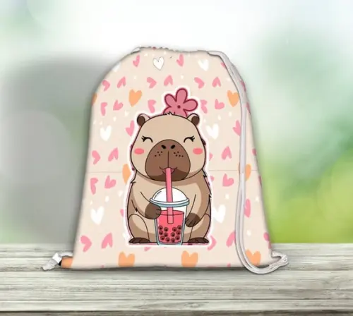 Mochilas Saco Tema Capivara