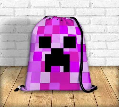 Mochilas Saco Tema Minecraft