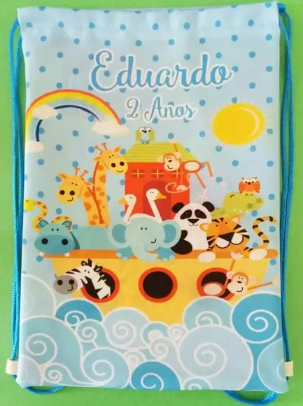 Mochilas Tema Biblico Arca de Noé