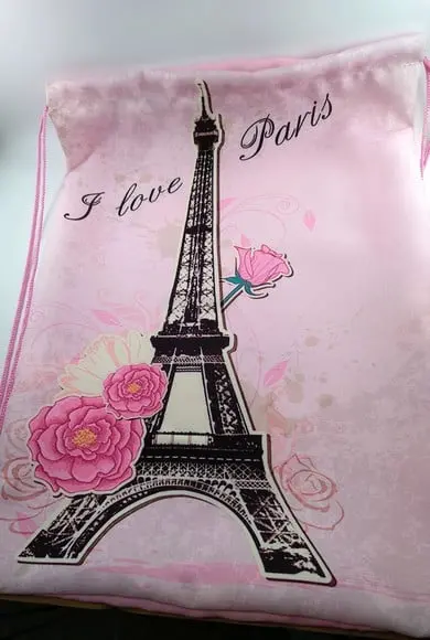 Mochilinha Paris e Torre Eifel 30x40
