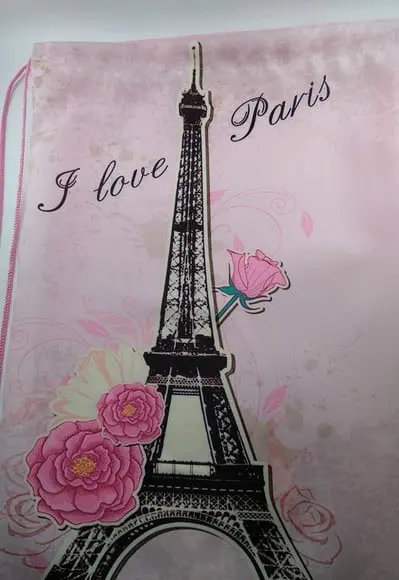 Mochilinha Paris e Torre Eifel 30x40
