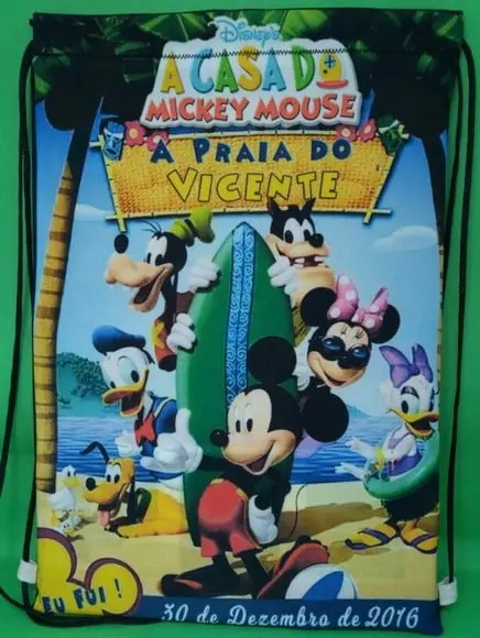 Mochilinhas da Praia do Mickey