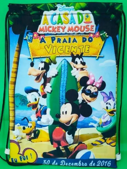 Mochilinhas da Praia do Mickey