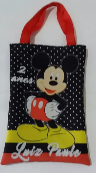 Mochilinhas do Mickey pretas