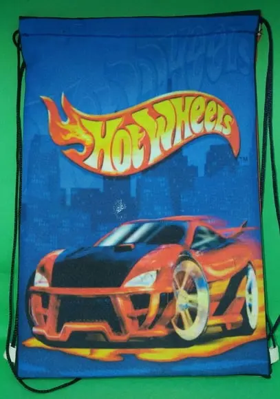 Mochilinhas Tema Hot Wheels