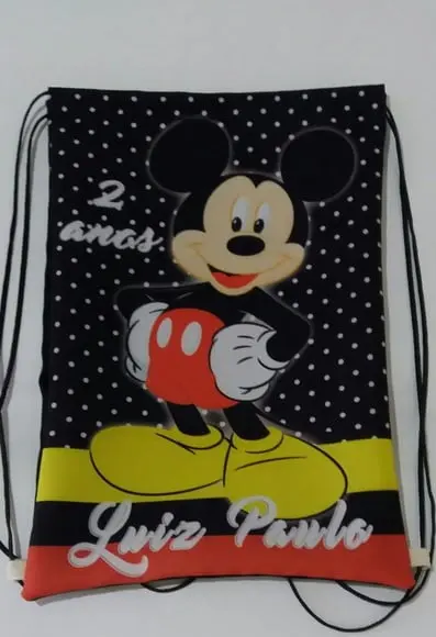 Mochilinhas do Mickey pretas