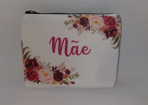 Nécessaire - Floral Marsala Dia das Mãe