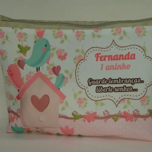 Necessaire - Jardim Encantado e Borboleta