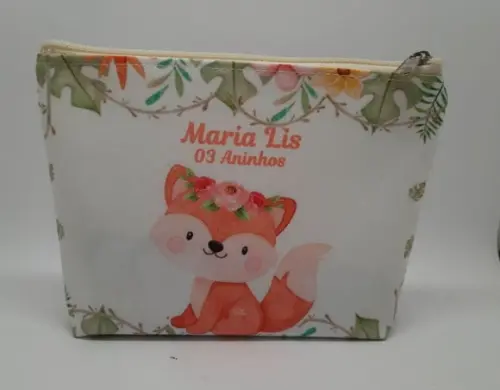 Nécessaire Lembrancinha Raposinha Aniversário
