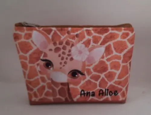 Nécessaire Personalizada Festa Girafa Cute