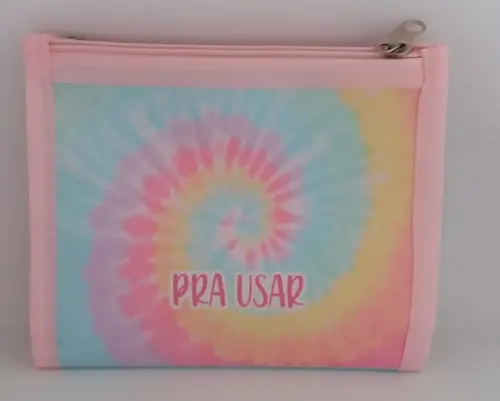 PORTA MÁSCARA LIMPAS E SUJAS tie dye