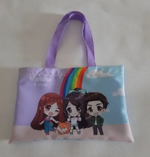 Sacola Ecobag Lembrancinha Personalizado Julia Menegirl