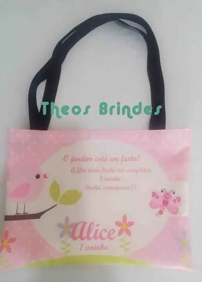 Sacolas 20X29 Jardim dos Passaros