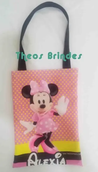 Sacolas Ecobag Tema Minnie