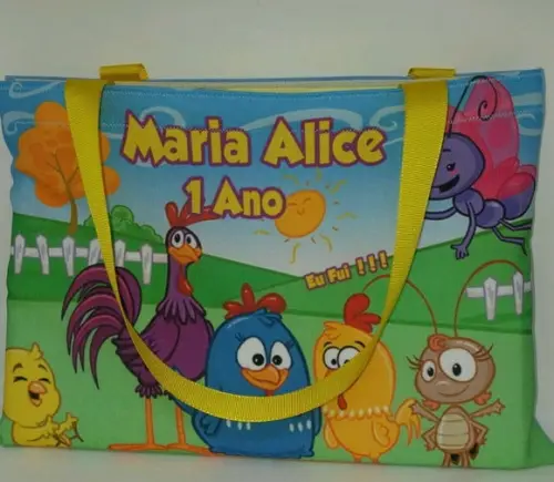 Sacolas G alinha Pi ntadinha