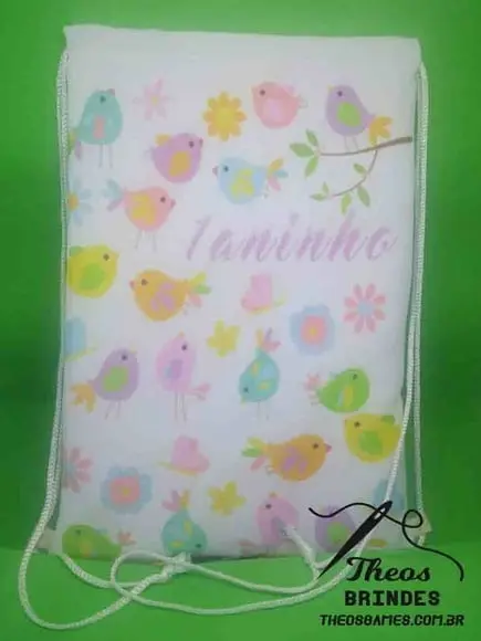 Sacolas Jardim dos Passarinhos