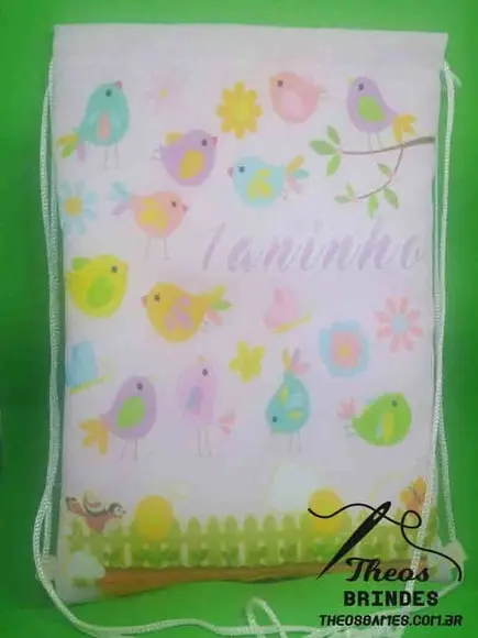 Sacolas Jardim dos Passarinhos