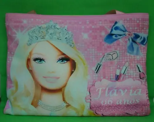 Sacolas ou Ecobags Barbie Moda e Maquiag