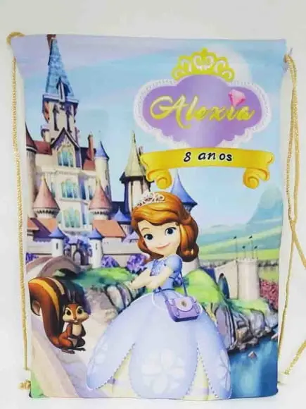 Sacolas ou Mochilas Princesa Sofia