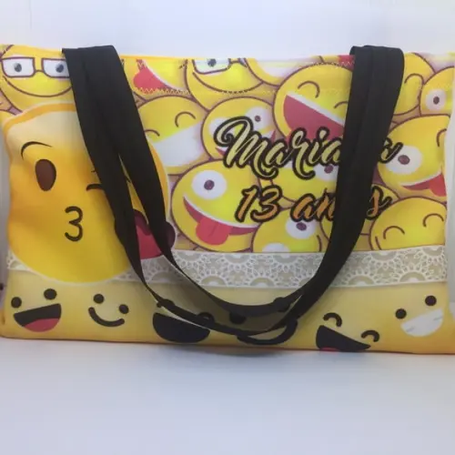 Sacolas personalizada Emotiocon emoji