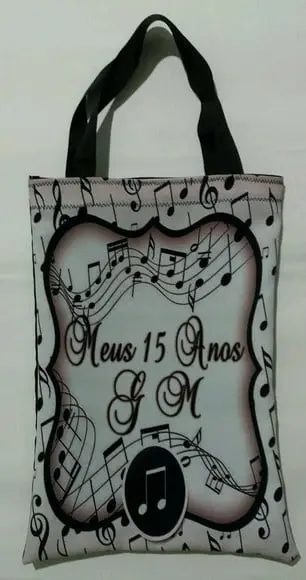 Sacolas Tema Nota Musical