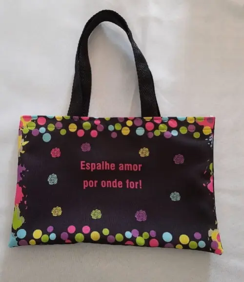 Sacolinhas Surpresa Personalizada de Tecido Tema Néon