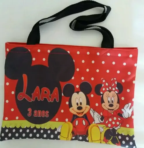 Tema Mickey e Minnie vermelha