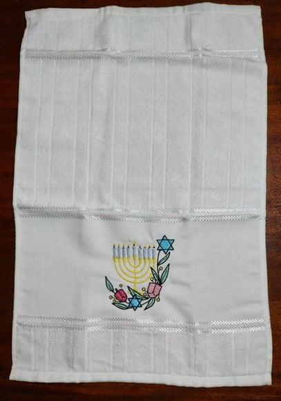 Toalha de Lavabo (toalha de Mão) Chanuka