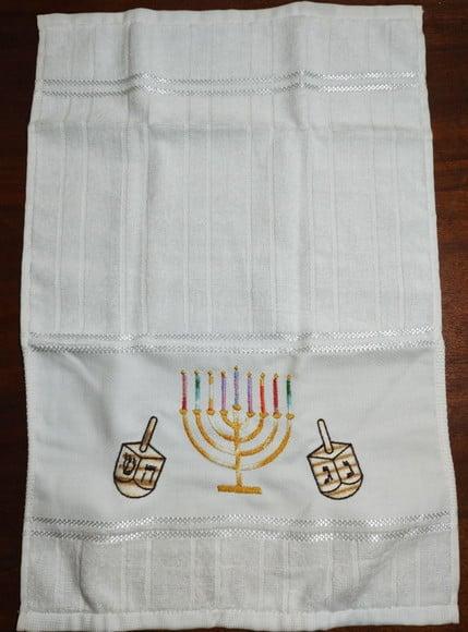 Toalha de Lavabo (toalha de Mão) Chanuka