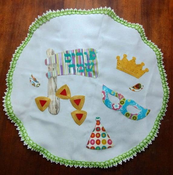 Toalha Decorada para Cobrir Bandeja - Pudim