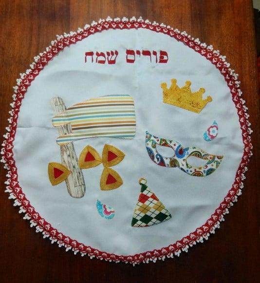 Toalha Decorada para Cobrir Bandeja - Pudim