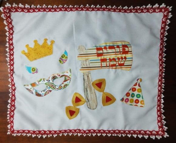 Toalha Decorada para Cobrir Bandeja - Pudim