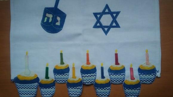 Panos de Pratos - Chanukah