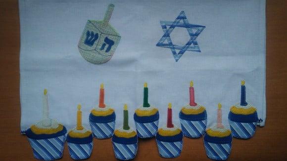 Panos de Pratos - Chanukah