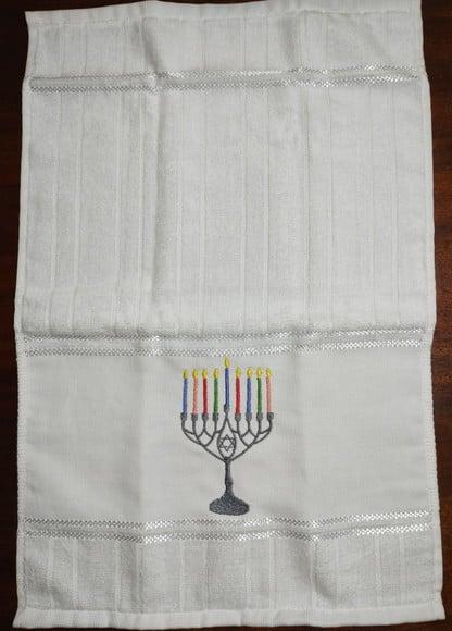 Toalha de Lavabo (toalha de Mão) Chanuka