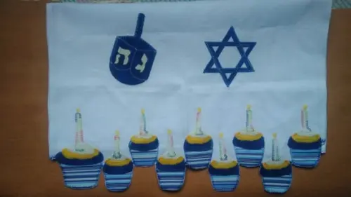 Panos de Pratos - Chanukah