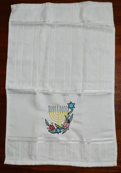 Toalha de Lavabo (toalha de Mão) Chanuka