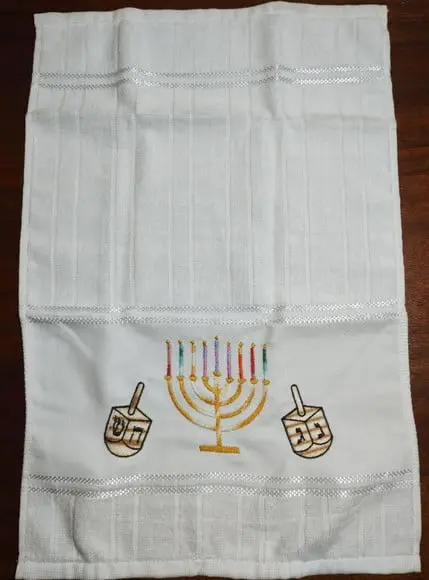 Toalha de Lavabo (toalha de Mão) Chanuka