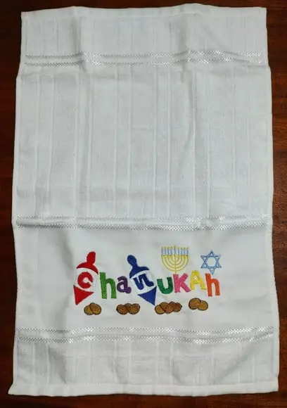 Toalha de Lavabo (toalha de Mão) Chanuka