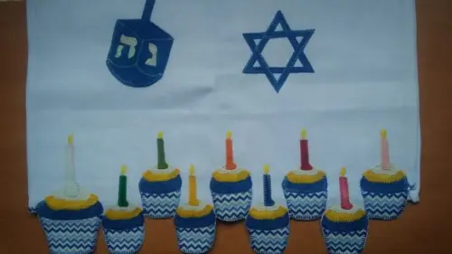 Panos de Pratos - Chanukah