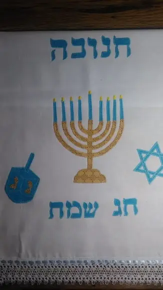 Panos de Pratos - Chanukah